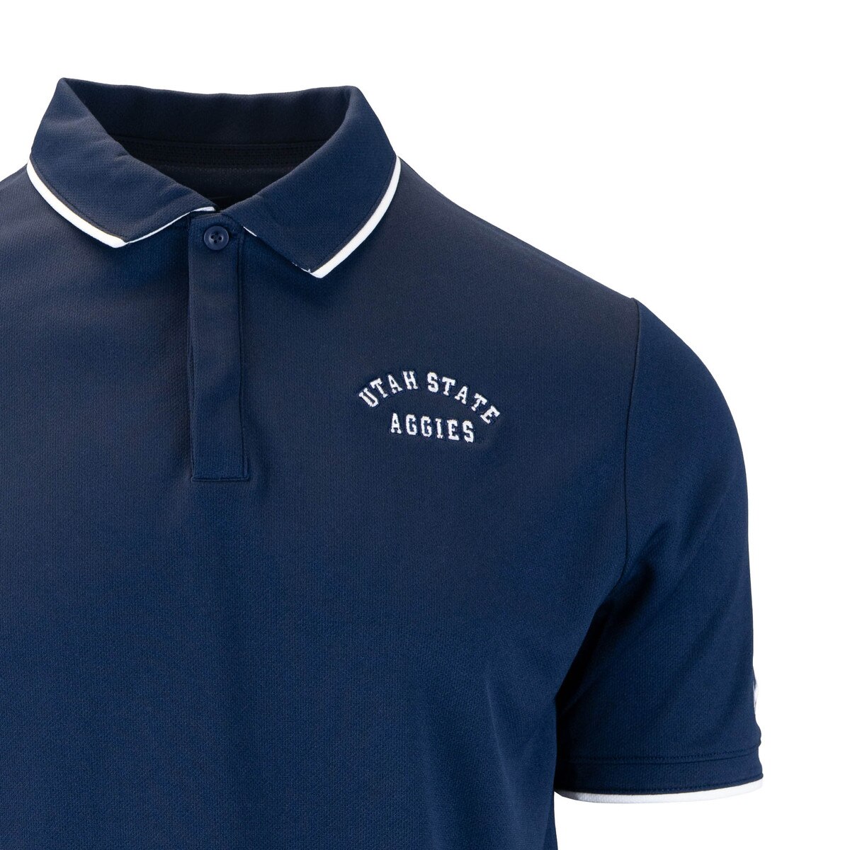 Utah state aggies nike embroidered polo navy